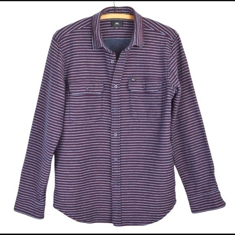 Obey Men’s Heavy Cotton Button Down‎ Shacket Shirt | Medium